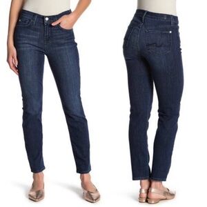 7 For All Mankind Roxanne Skinny Jeans Women’s Medium Wash Blue 27.